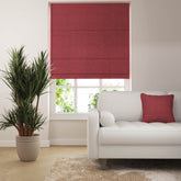 Jute Roman Blind - Carmine