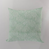 Monstera Cushion - Mint