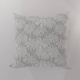 Monstera Cushion - Silver