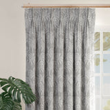 Monstera Curtain- Silver