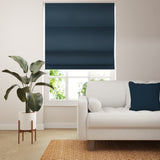 Oblique Roman Blinds - Midnight