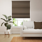 Oblique Roman Blinds - Saddle
