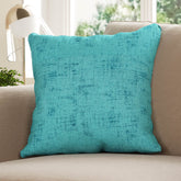 Stucco Cushion - Cyan