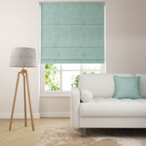 Stucco Roman Blind - Ice