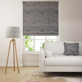 Stucco Roman Blinds - Iron