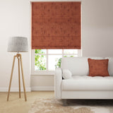 Stucco Roman Blind - Rust