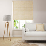 Stucco Roman Blinds - Sand
