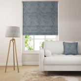 Stucco Roman Blinds - Seaspray