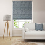 Stucco Roman Blinds - Seaspray