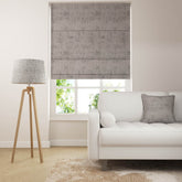 Stucco Roman Blinds - Silver