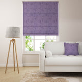 Stucco Roman Blind - Wisteria