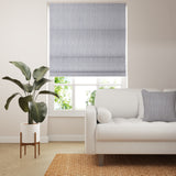 Travertine Roman Blind - Silver