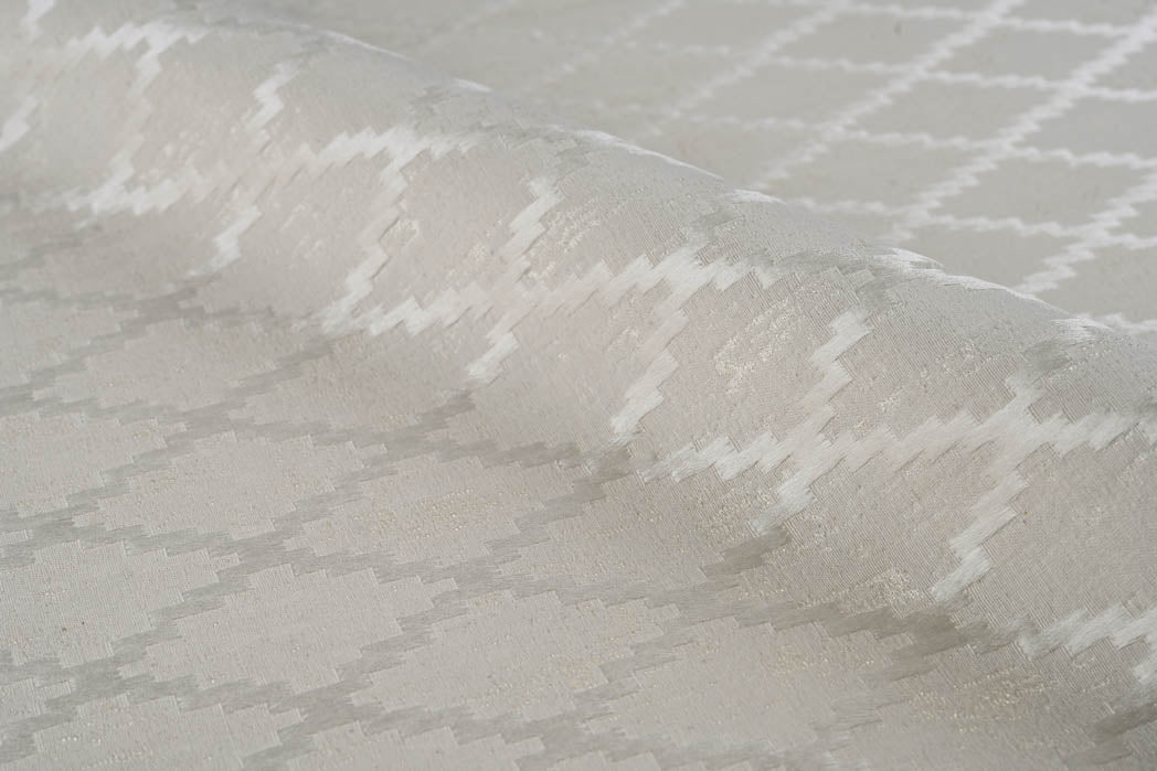 Lozenge Cushion - Oyster