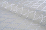 Lozenge Cushion - White