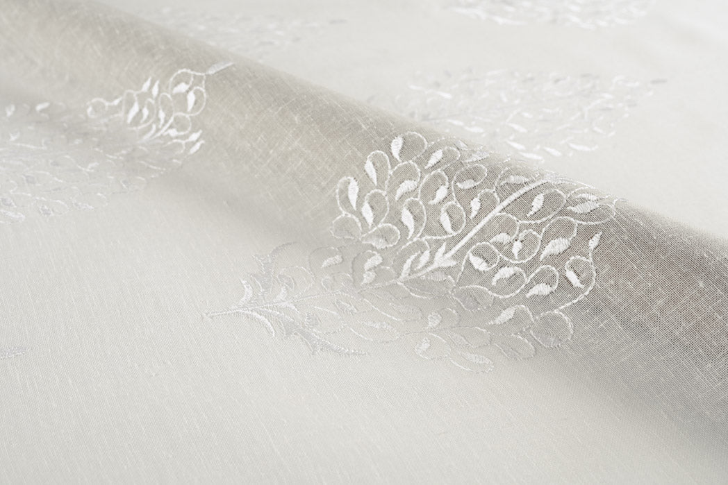 Buta Curtain- White