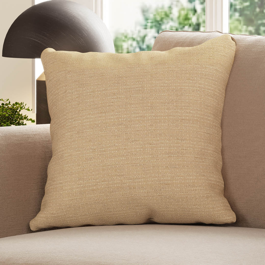 Jute  Cushion - Almond