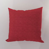 Jute  Cushion - Carmine