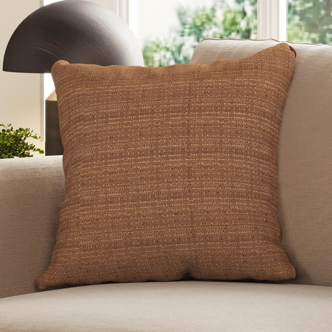 Jute  Cushion - Khaki