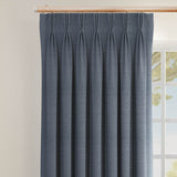 jute Curtain- Prussian