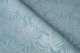 Monstera Curtain- Aqua