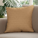 Foliate  Cushion - Camel