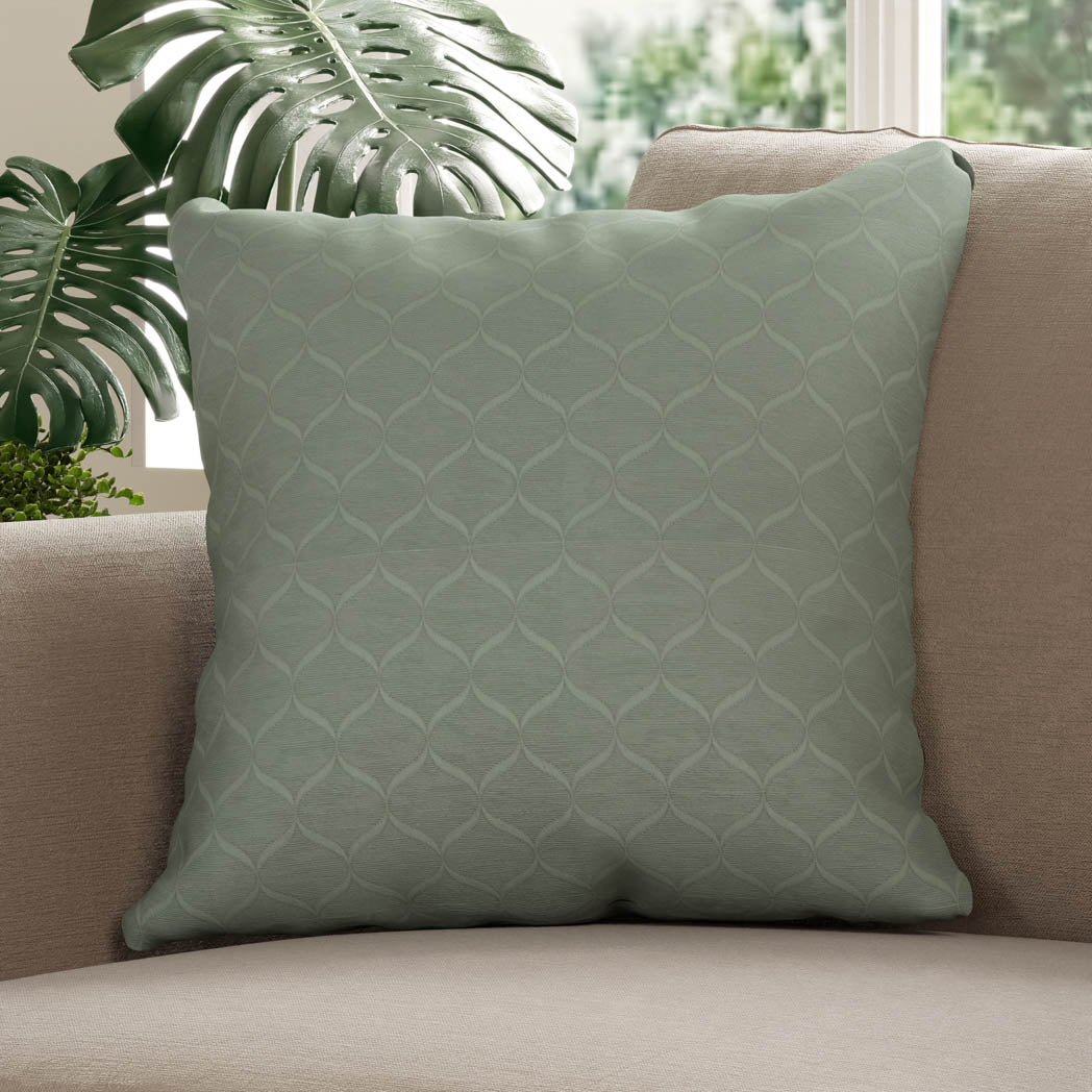 Foliate  Cushion - Sage