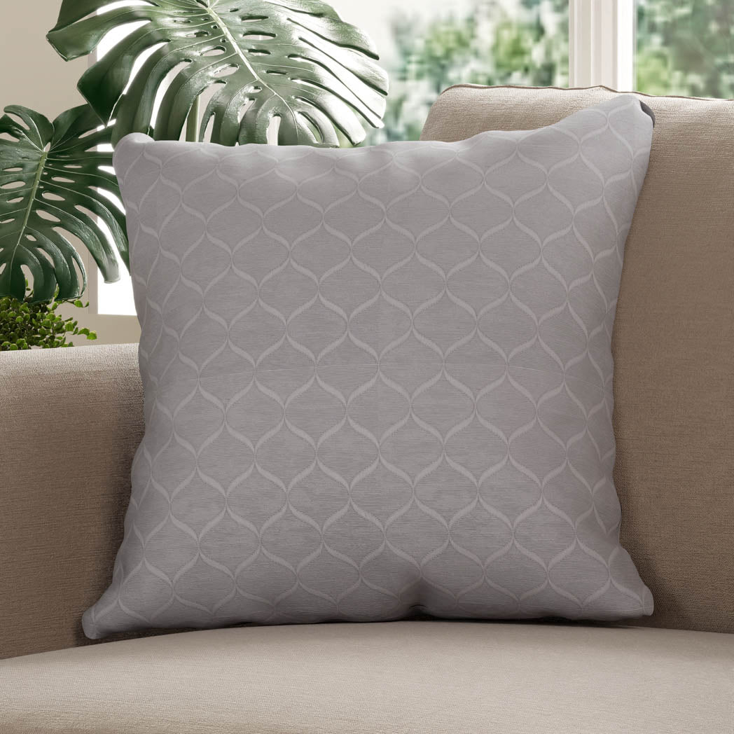 Foliate  Cushion - Silver