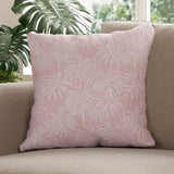 Monstera  Cushion - Flamingo