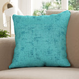 Stucco  Cushion - Cyan