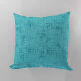 Stucco  Cushion - Cyan