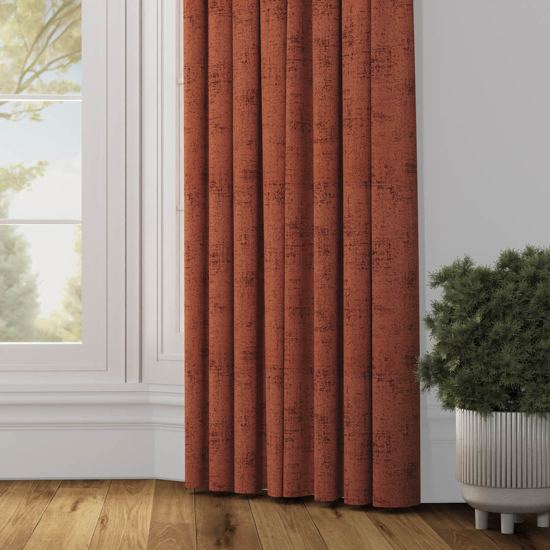 Stucco Curtain- Rust