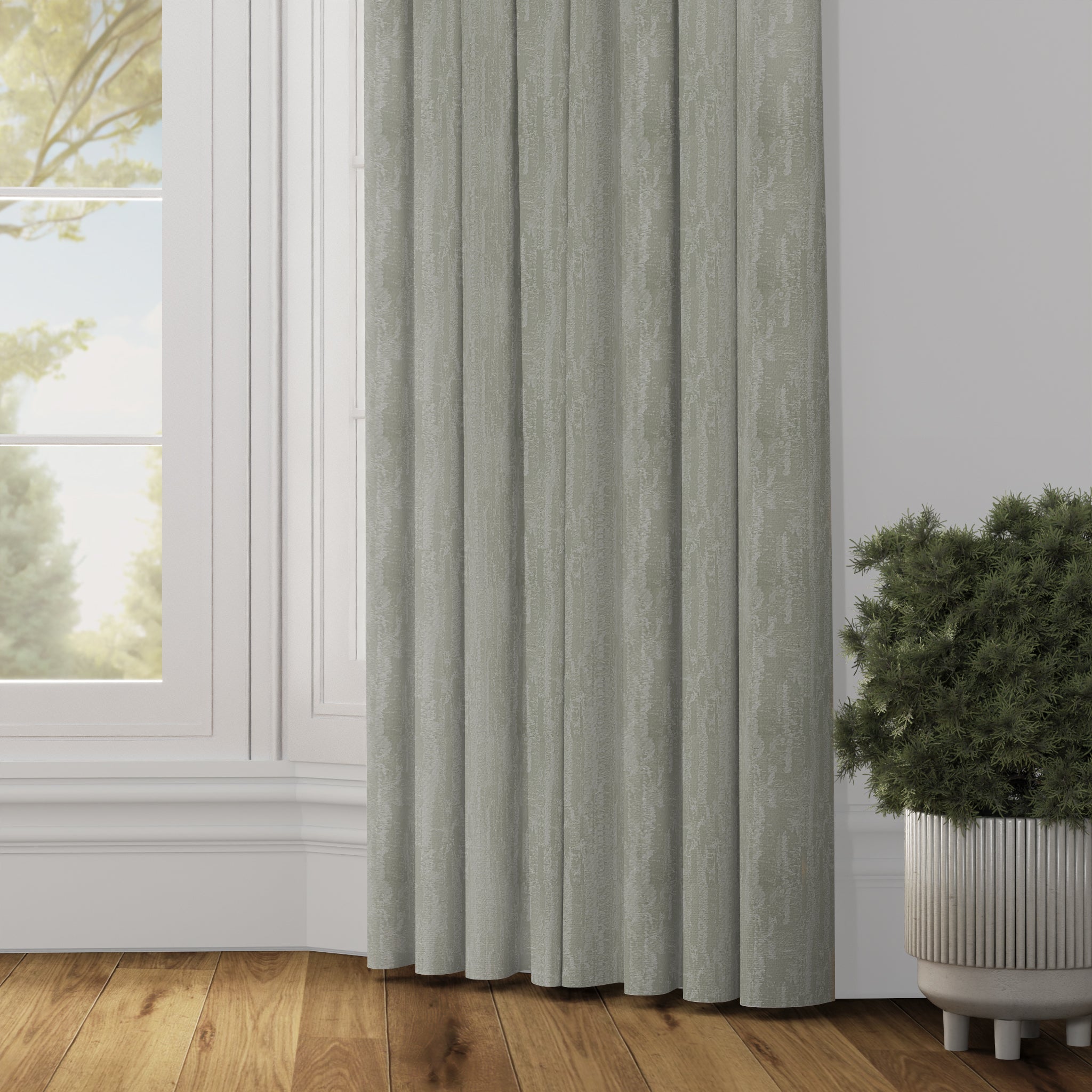 Travertine Curtain- Sage