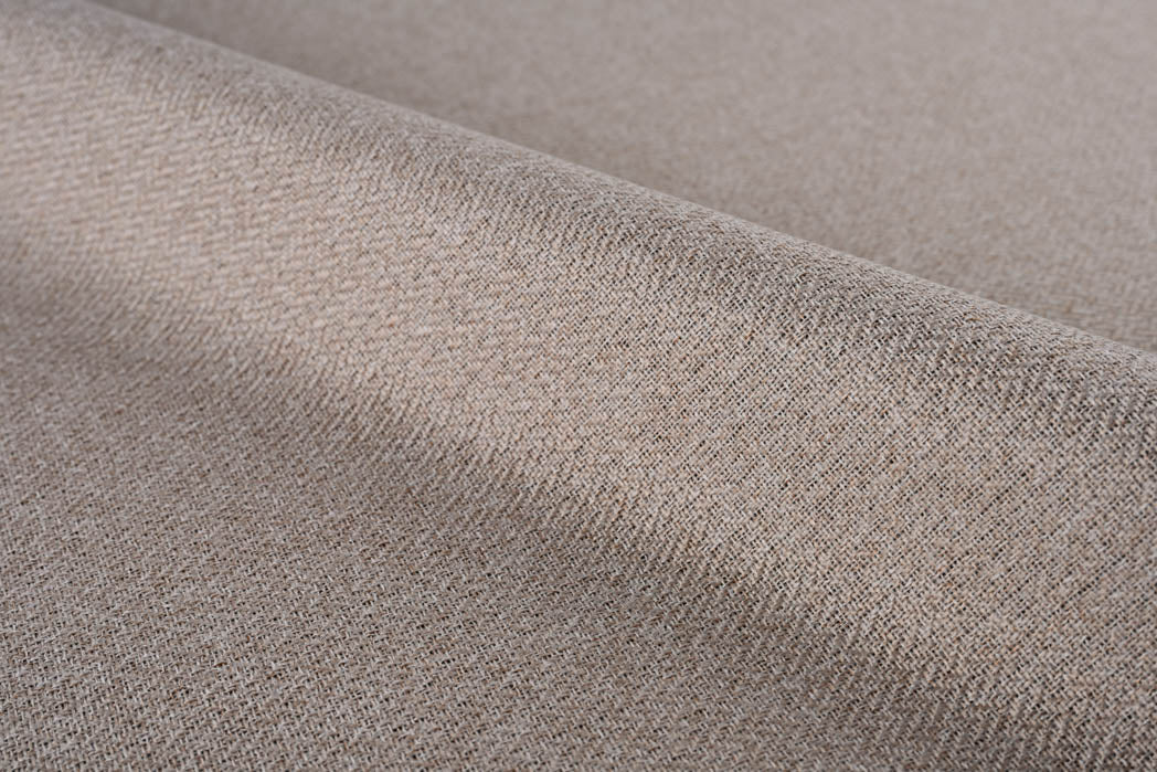 Tweed Curtain - Almond