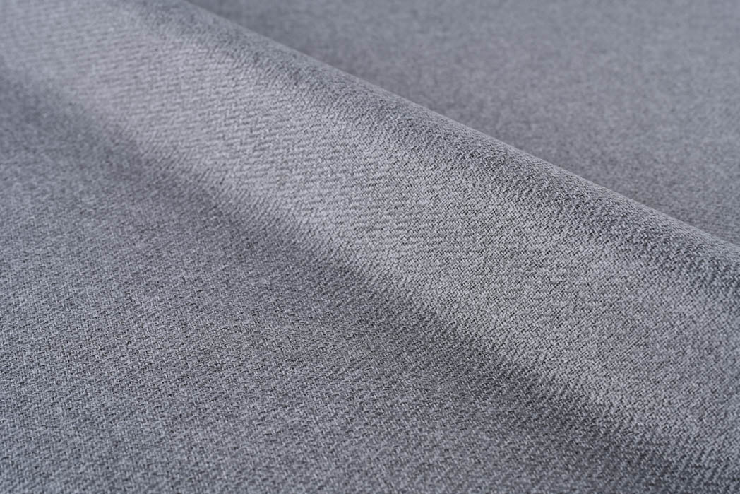 Tweed Roman Blinds - Smoke