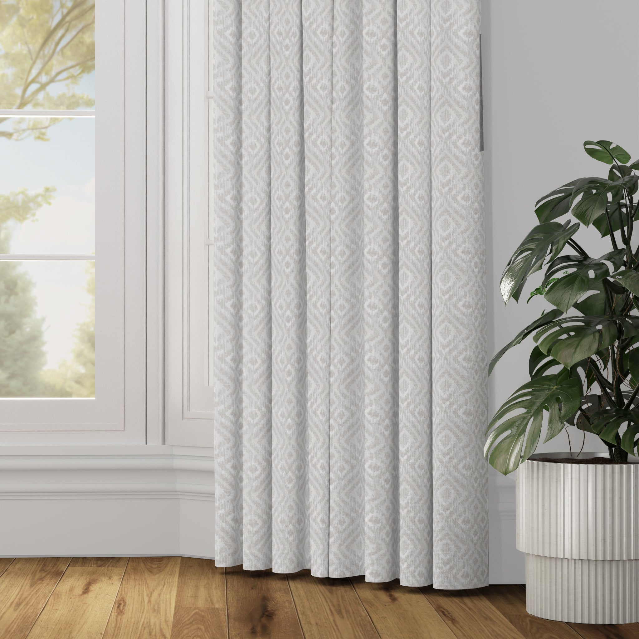 Chitki Curtain - White